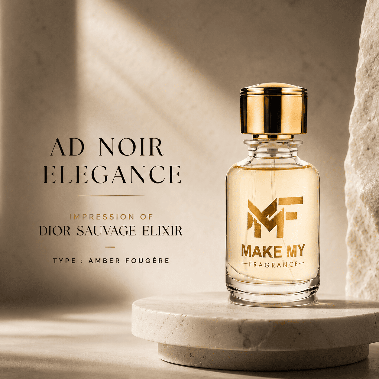 Ad Noir Elegance Impression of Dior Sauvage Elixir