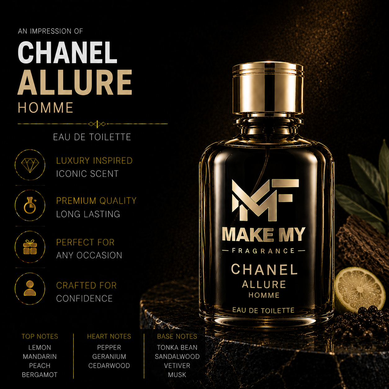 Impression of Chanel Allure Homme