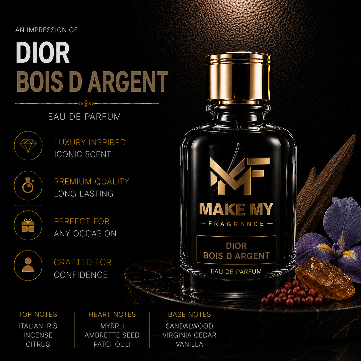 Impression of Dior Bois D Argent