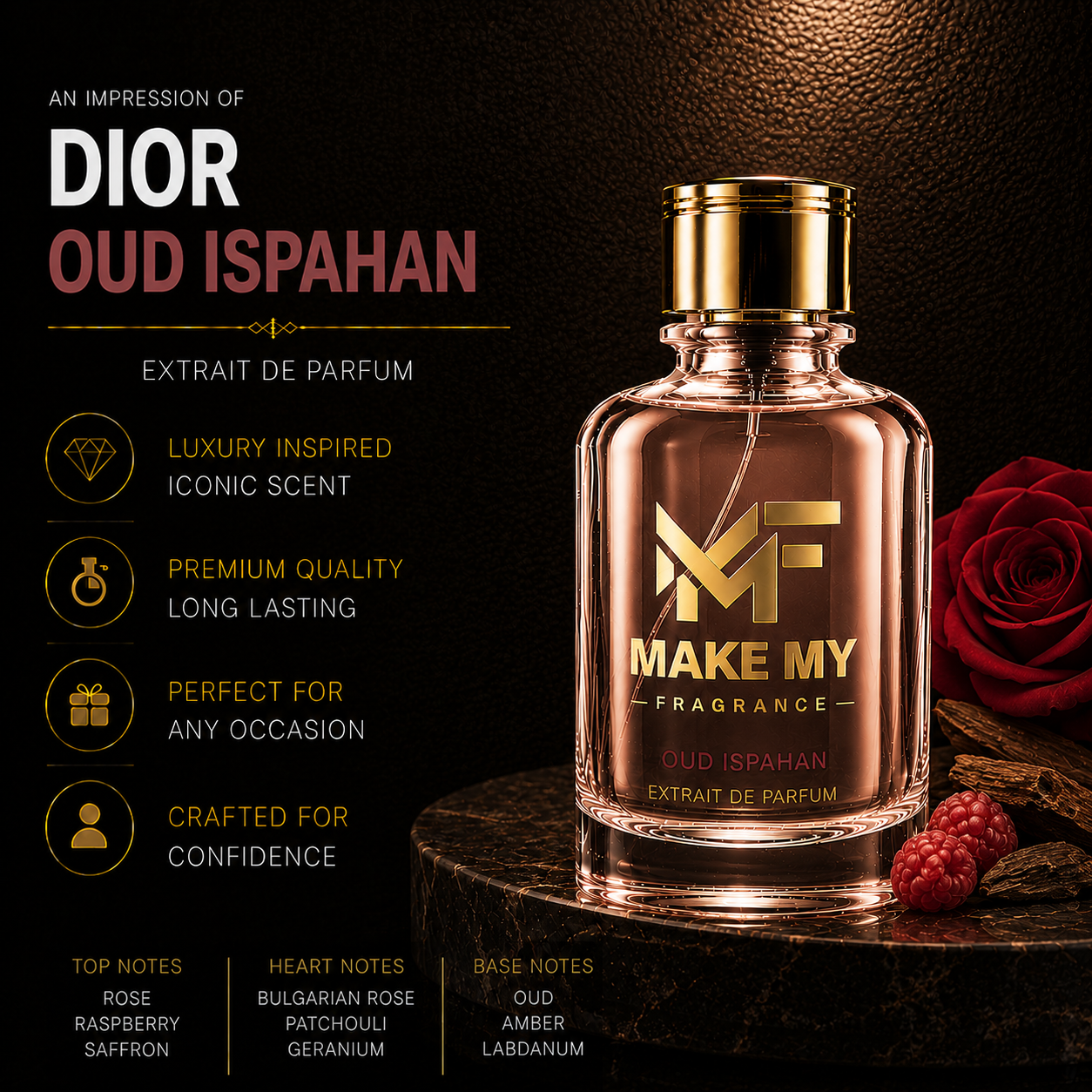 Impression of Dior Oud Ispahan