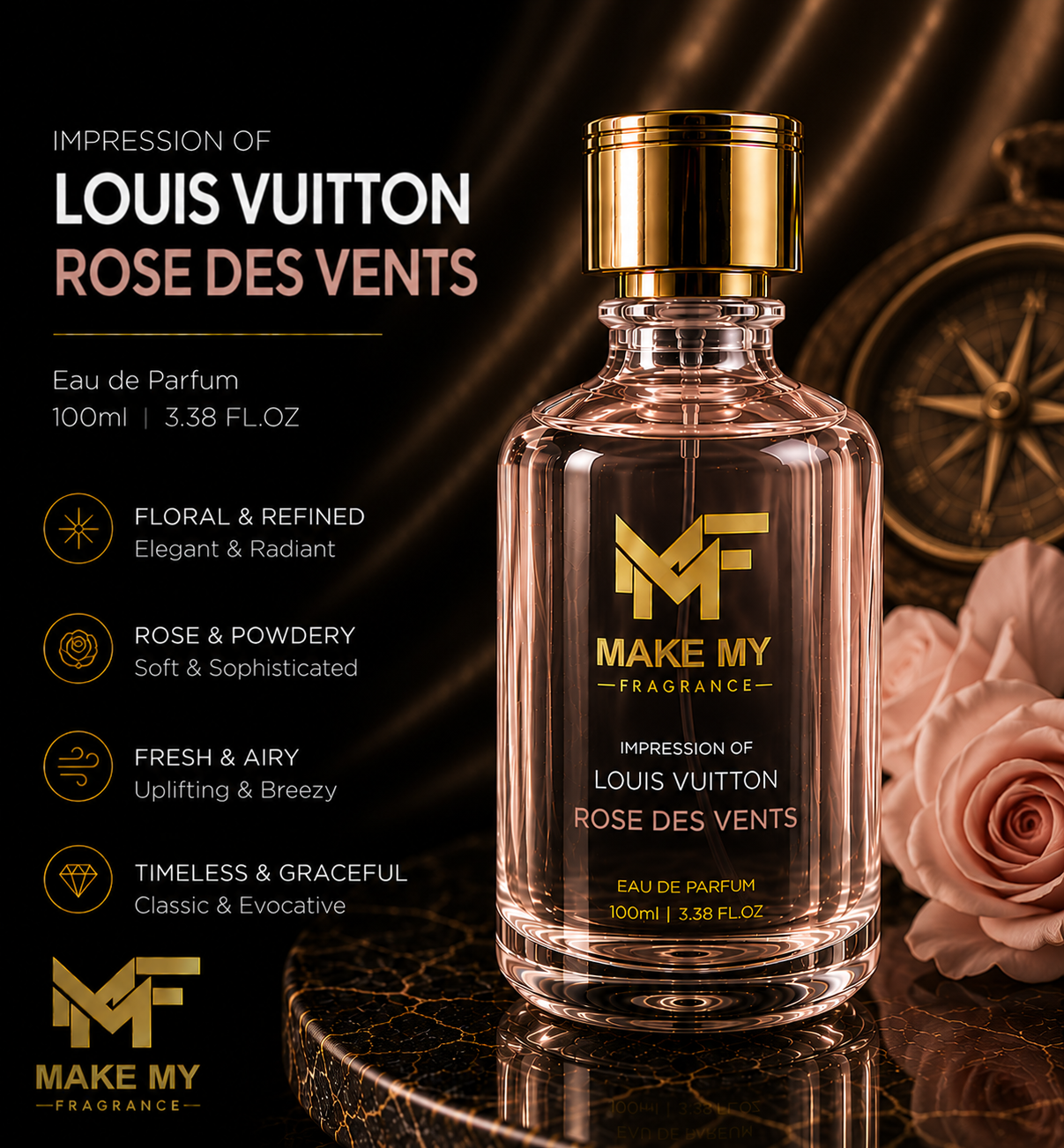 Impression of Louis Vuitton Rose Des Vents