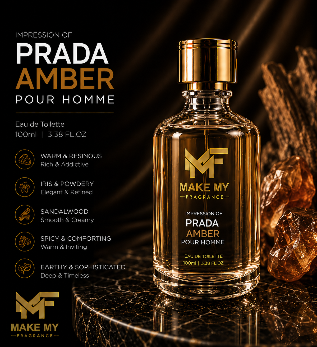Impression of Prada Amber Pour Homme